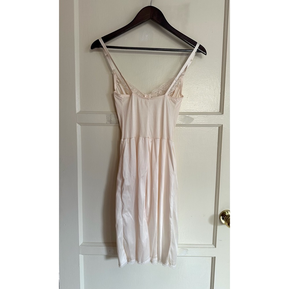 Timeless OLGA Cream Lace Trim Slip Dress Size 36B / Small - Picture 2 of 8